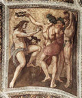 Raphael The StanzDellSegnaturApollo And Marsyas A4 Photo Print