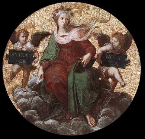 Raphael The StanzDellSegnaturTheology A4 Photo Print