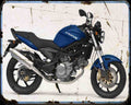 Raptor 650 01 3 A4 Photo Print Motorbike Vintage Aged