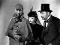 Rathbone Basil Adventures of Sherlock Holmes The z1 film star poster A4 Photo Print