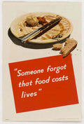 Ration Poster Lives American World War II Advert Poster