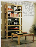 Rattan Shelving Table Vintage Retro Advert Ads A4 Photo Print