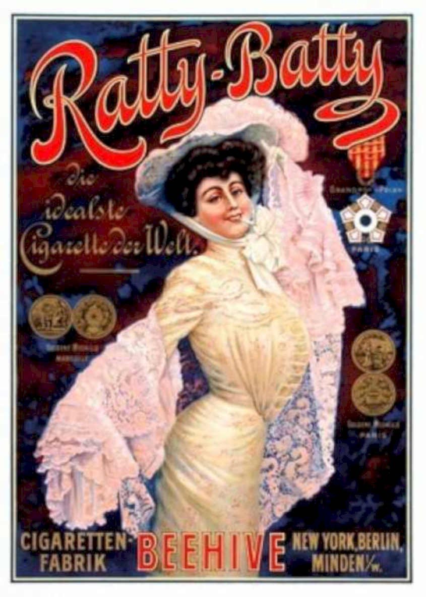 Ratty Batty Opera Vintage Retro Advert Ads A4 Photo Print