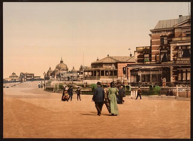 Rauch Hotel Scheveningen Vintage A4 Photo Print