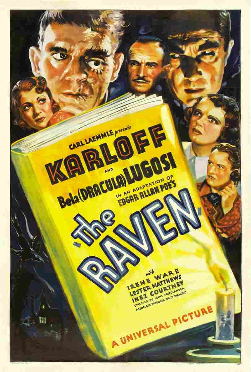 Raven The 1935 01  film star poster A4 Photo Print