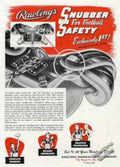 Rawlings Snubber Pads Vintage Retro Advert Ads A4 Photo Print