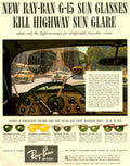 Rayban G15 Glasses 2 1950s Vintage Retro Advert Poster
