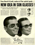 Rayban Sunglasses 1960s 1950s Vintage Retro Advert Poster