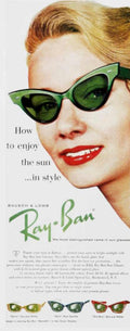 Rayban Sunglasses Reddress Vintage Retro Advert Ads A4 Photo Print