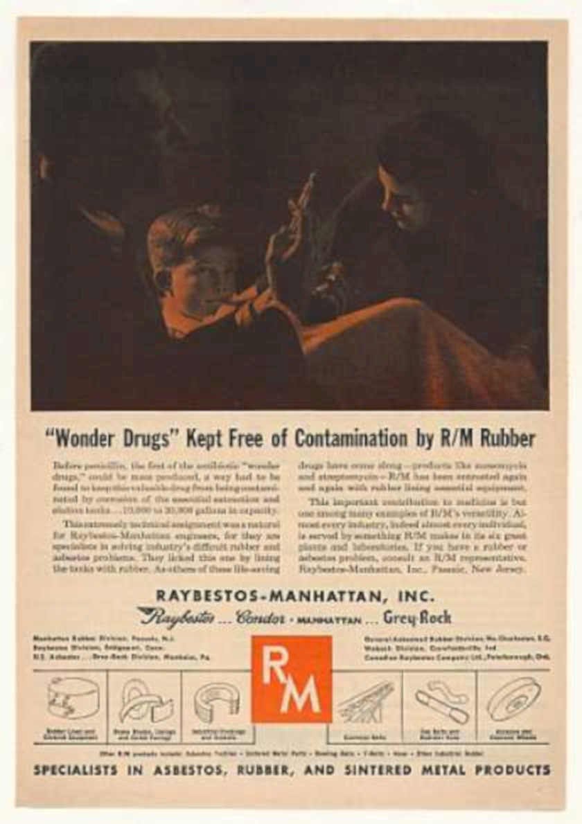 Raybestos Rubber Nurses Vintage Retro Advert Ads A4 Photo Print