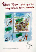 Rayne Ascot Shoes 1940s Vintage Retro Advert Poster