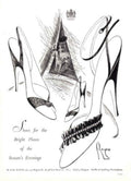 Rayne Shoes Vogue 1950s Vintage Retro Advert Poster