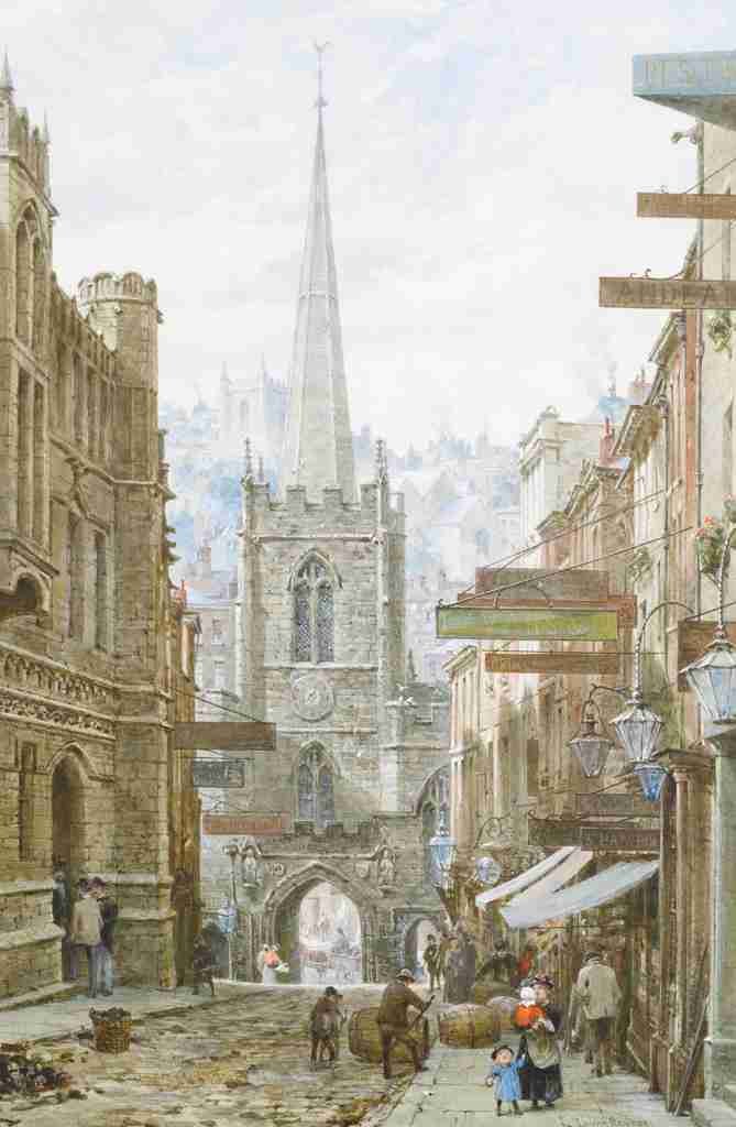 Rayner Louise 1832 1924 Broad Street Bristol A4 Photo Print