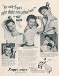 Rayve Wave Curl 1950s Vintage Retro Advert Poster