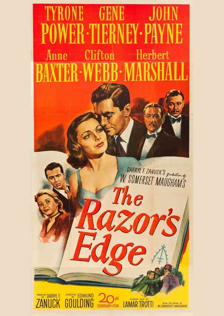 Razors Edge The 1946 04 Film A4 Photo Print