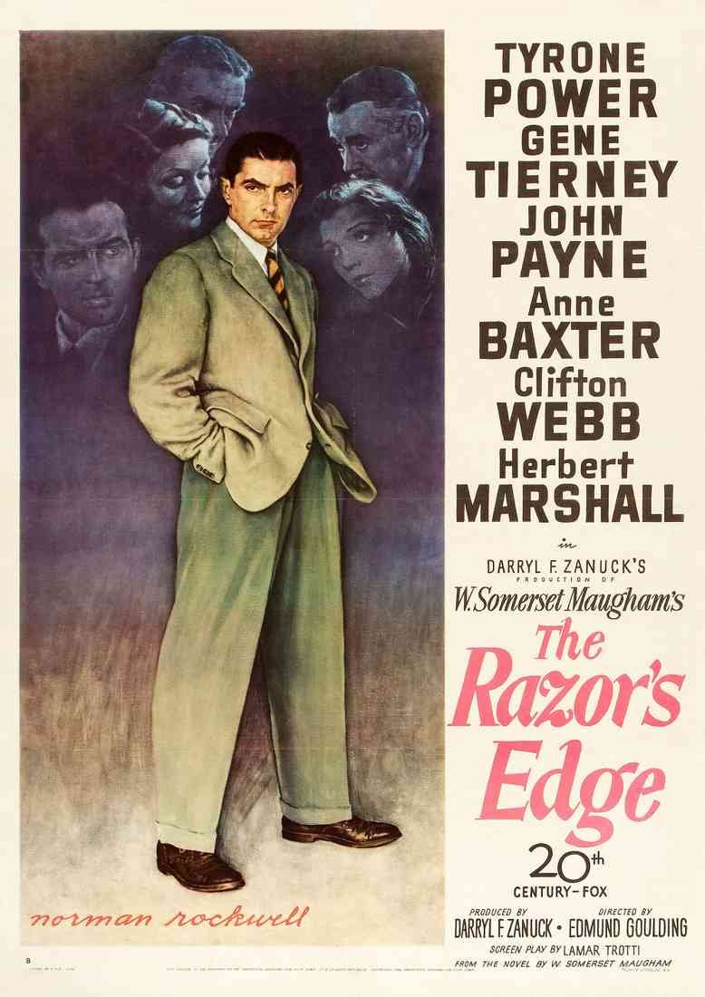 Razors Edge The 1946 05 Film A4 Photo Print