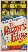 Razors Edge The 1946 07  film star poster A4 Photo Print