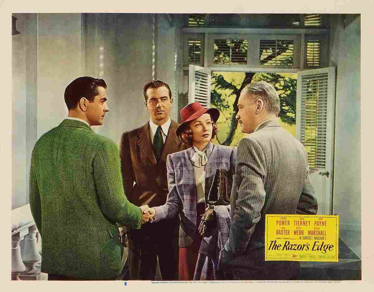 Razors Edge The 1946 15  film star poster A4 Photo Print