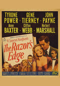 Razors Edge The 1946 18 Film A4 Photo Print