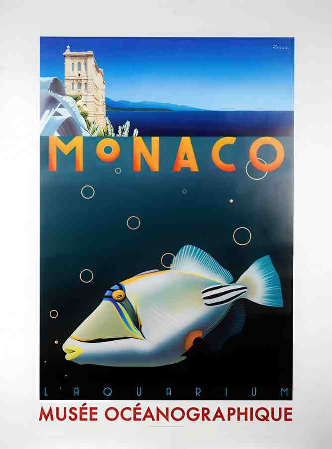 RazziaAquarium Vintage Advert A4 Photo Print