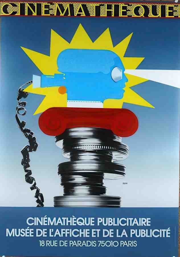 RazziaCinematheque Vintage Advert A4 Photo Print