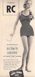 Rc Cola Woman Vintage Retro Advert Ads A4 Photo Print