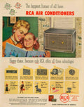 Rca Air Conditioner 1950s Vintage Retro Advert Poster