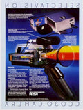 Rca Camera Eyes Vintage Retro Advert Ads A4 Photo Print