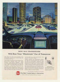 Rca Car Display Vintage Retro Advert Ads A4 Photo Print