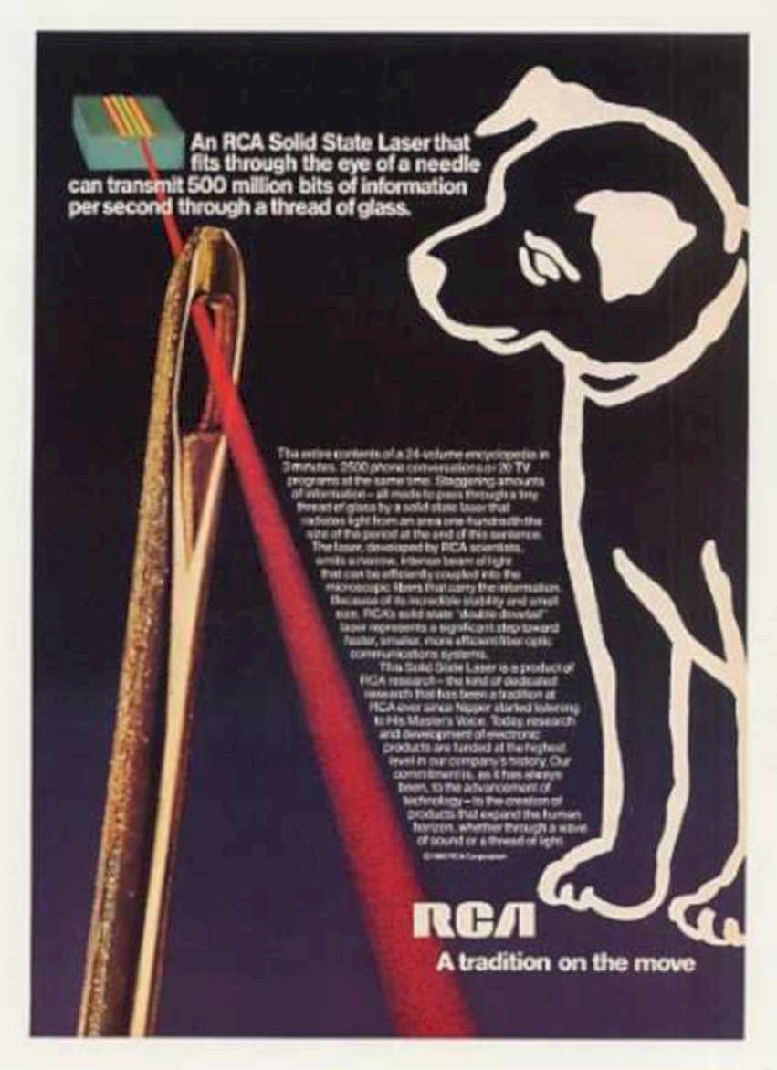 Rca Laser Needle Vintage Retro Advert Ads A4 Photo Print