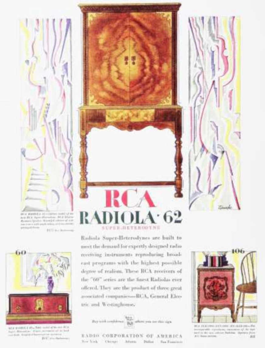 Rca Radiola 62 Vintage Retro Advert Ads A4 Photo Print