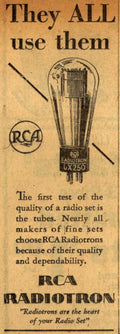 Rca Radiotron Ux250 Vintage Retro Advert Ads A4 Photo Print