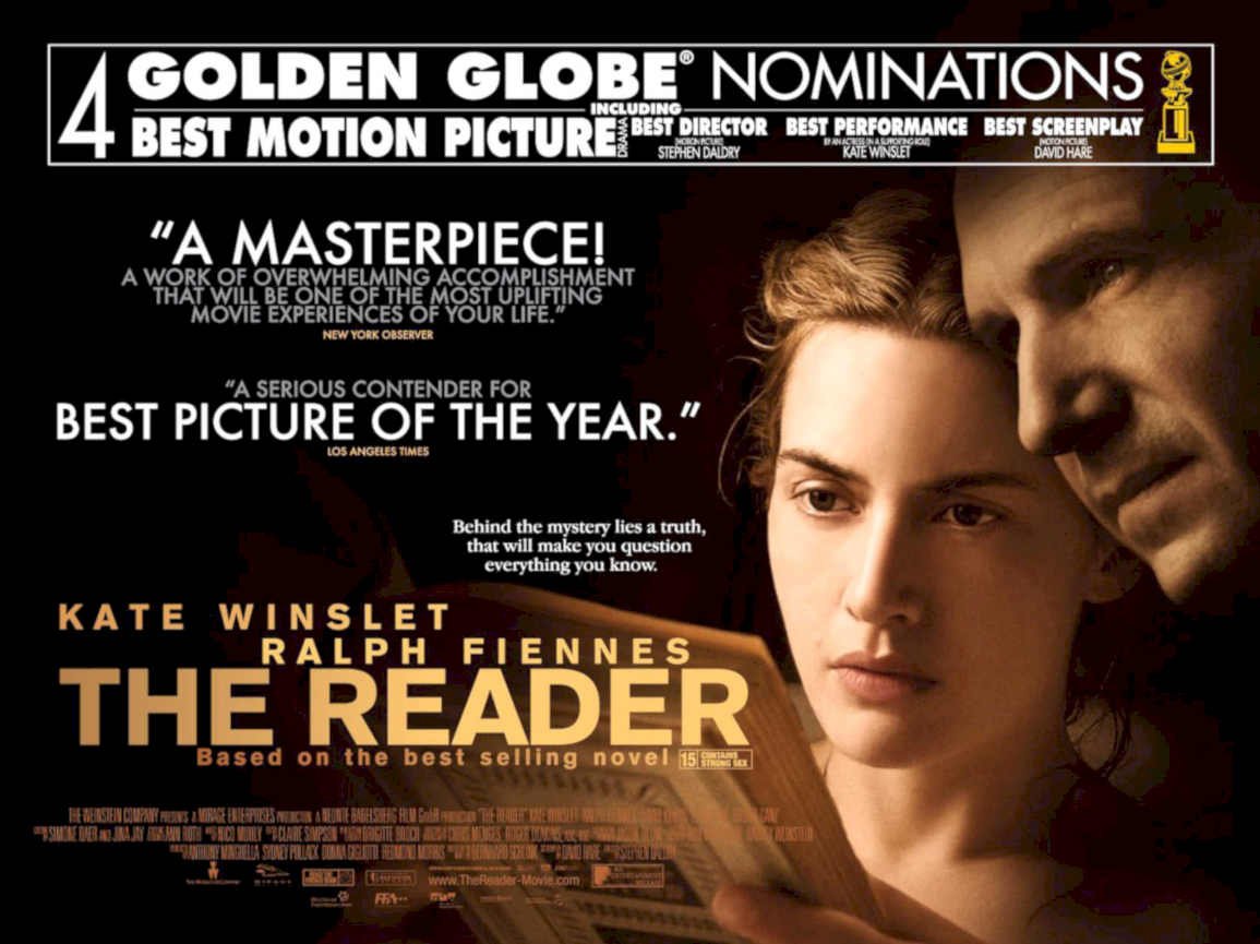 Reader Fiennes Winslet Vintage Retro Advert Poster A4 Photo Print