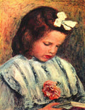 Reading Girl Renoir A4 Photo Print