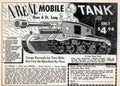 Real Mobile Tank Vintage Retro Advert Poster A4 Photo Print