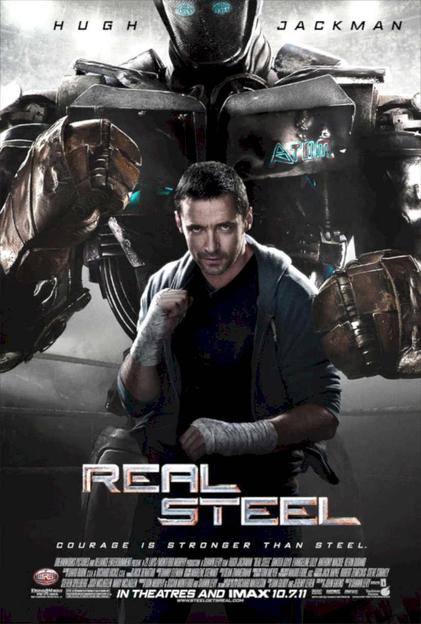 Real Steel Atom Vintage Retro Advert Poster A4 Photo Print