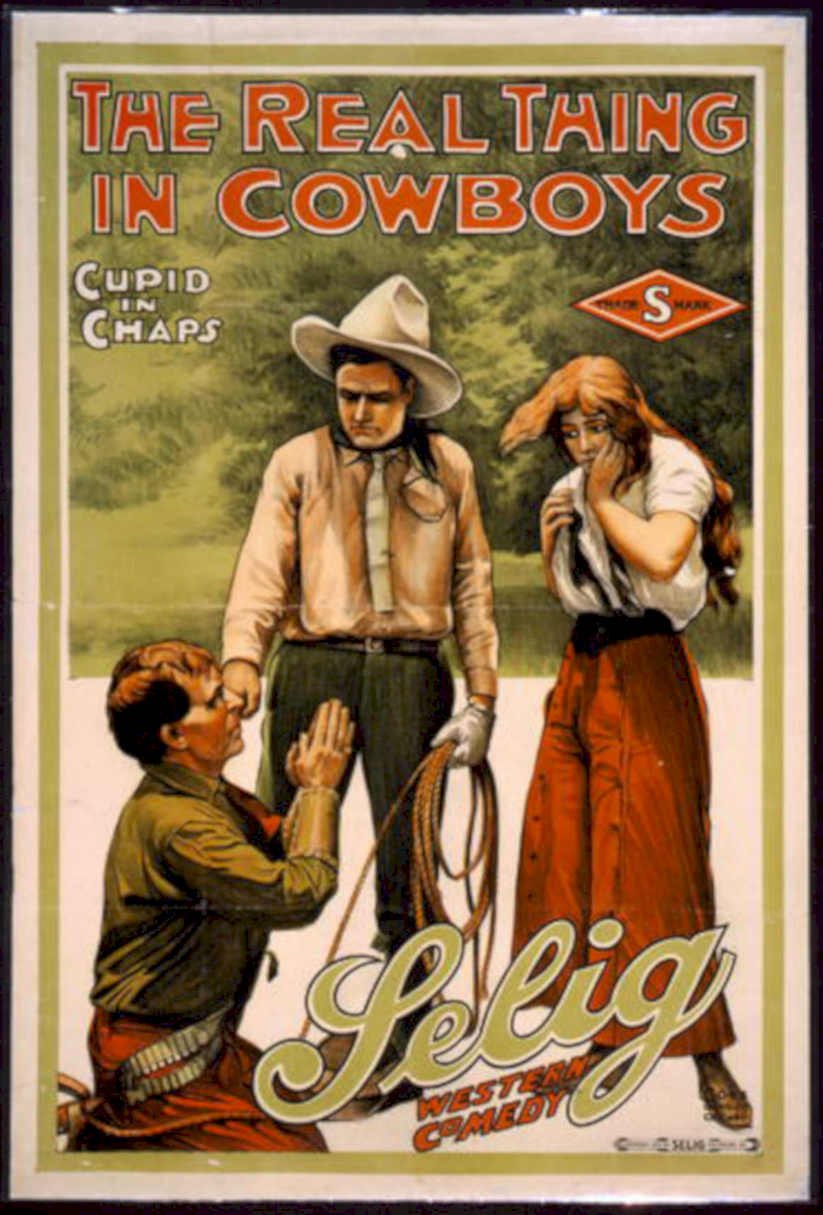Real Thing Cowboys Vintage Retro Advert Poster A4 Photo Print