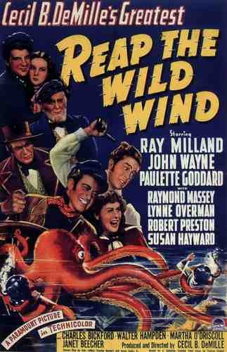  Reap The Wild Wind 02 film star poster A4 Photo Print
