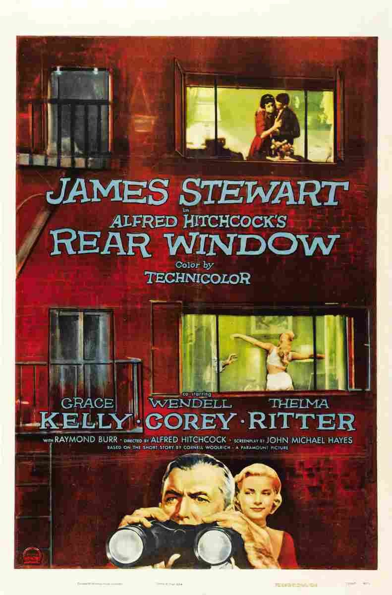 Rear Window 01  film star poster A4 Photo Print