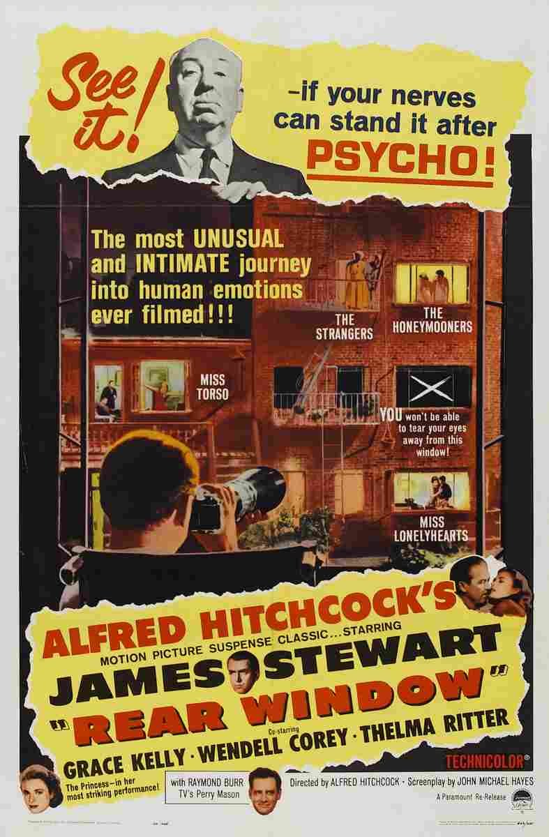 Rear Window 04  film star poster A4 Photo Print