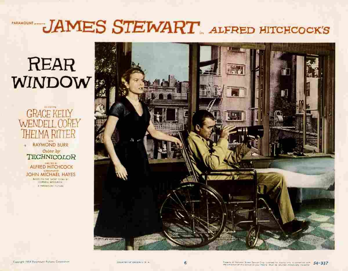 Rear Window 11  film star poster A4 Photo Print