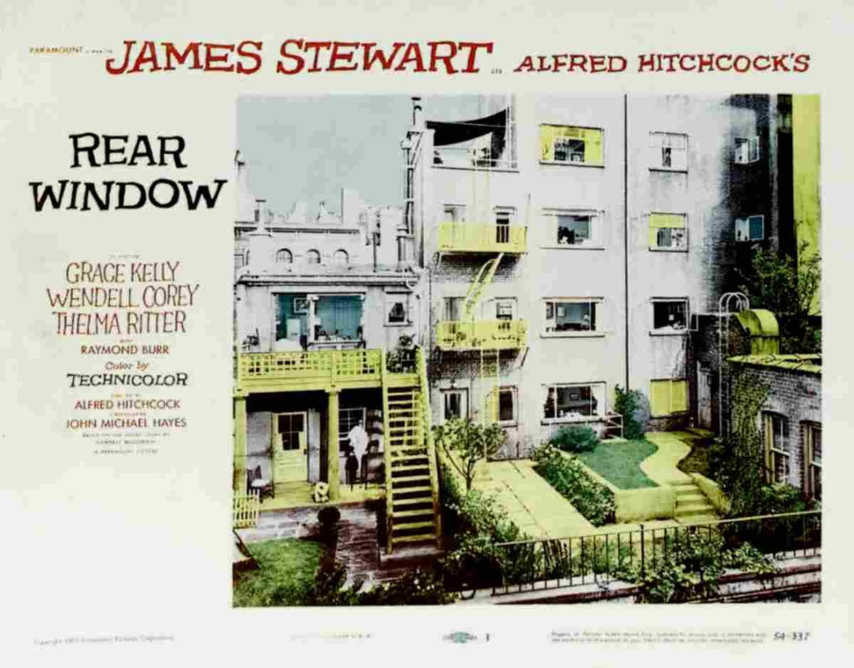 Rear Window 14  film star poster A4 Photo Print