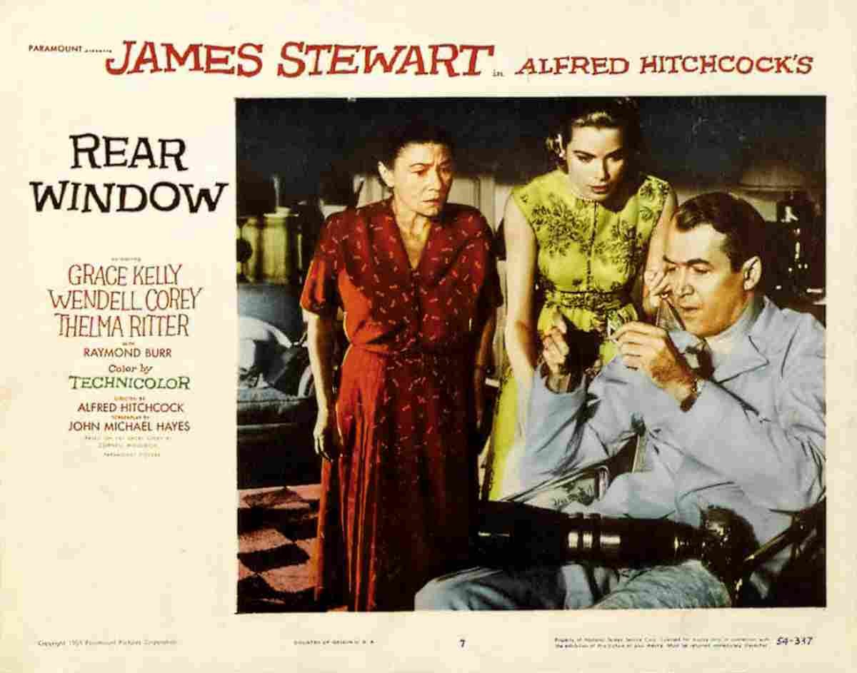 Rear Window 15  film star poster A4 Photo Print