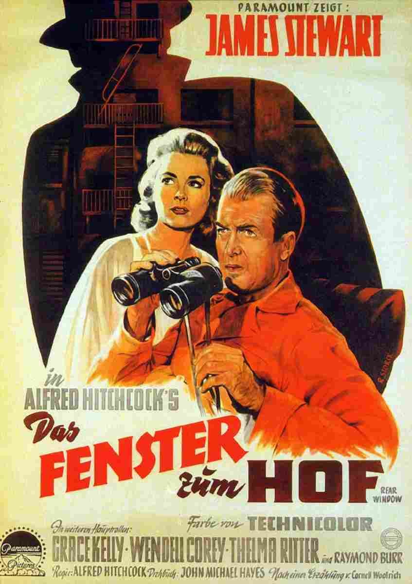 Rear Window 20  film star poster A4 Photo Print