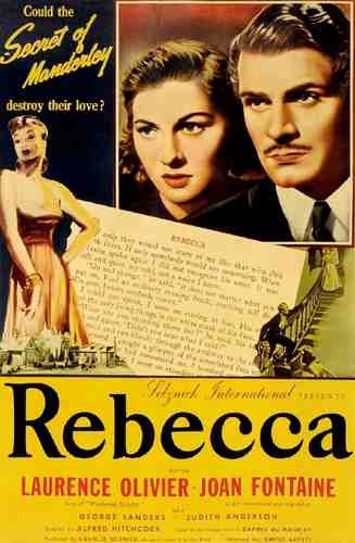  Rebecca 01 film star poster A4 Photo Print