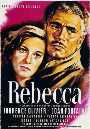  Rebecca 26 film star poster A4 Photo Print