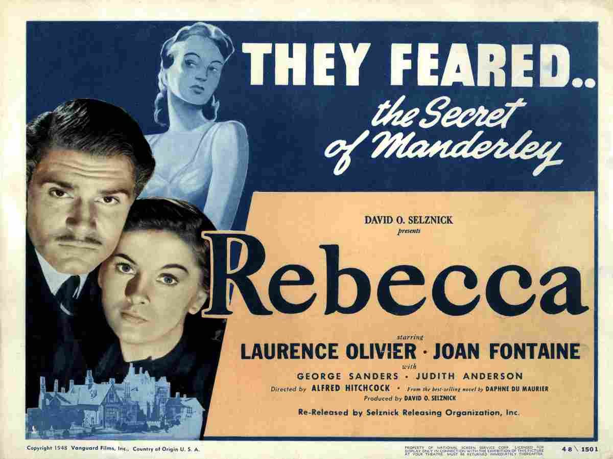 Rebecca 28  film star poster A4 Photo Print