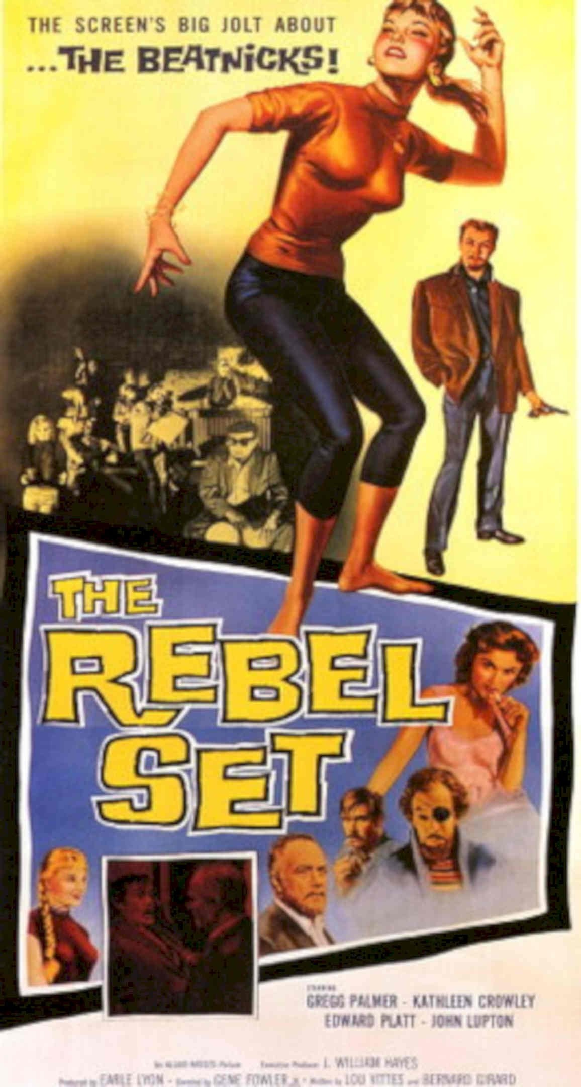 Rebel Set Beatnicks 1950s Vintage Retro Advert Poster