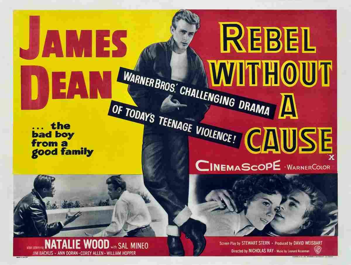 Rebel Without a Cause 02  film star poster A4 Photo Print