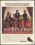 Rebook Cellos Varsity Vintage Retro Advert Ads A4 Photo Print
